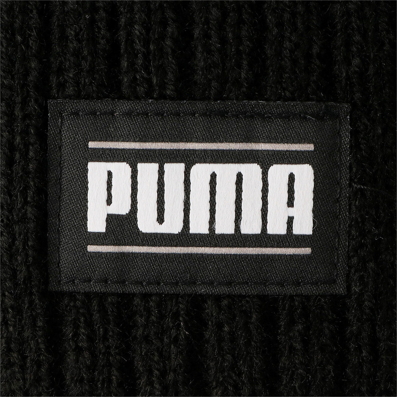 Puma Beanie (black) Ribbed Classic Cuff