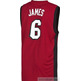 Adidas Camiseta Réplica Lebron James Miami (burdeos/negro)