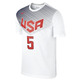 Camiseta Nike USA #5# Kevin Durant (100/blanco/rojo/navy)