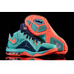 Lebron Ambassador VII "Sea Green" (484/turquesa/hot lava/navy)