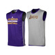 Adidas NBA Camiseta Niño L.A Lakers Winter Hoops Rev (purpura/gris)