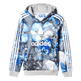 Adidas Originals Junior Sudadera Superstar Jungle Trefoil Logo (azul/blanco/gris)