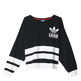 Adidas Originals Mujer Sudadera Berlin Logo 3 Stripes (negro/blanco)