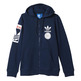 Adidas Originals Sudadera Street Graphic Full-Zip (marino/blanco)