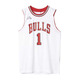 Conjunto NBA Derrick Rose Bulls (blanco/rojo)