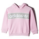 Adidas Originals Chándal Infant Basketball Hooded Fleece Set (rosa/gris)