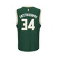 Adidas Camiseta Réplica Giannis Antetokounmpo #34# Bucks