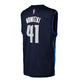 Adidas Camiseta Réplica Dirt Nowitzki Dallas Mavericks (navy/gris)