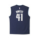 Adidas Camiseta Réplica Dirt Nowitzki Dallas Mavericks (navy/gris)