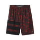 Adidas Short Dame Floral (rojo/negro)