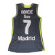 Camiseta Luka Doncic #7# Real Madrid Basket 2015-2016 (gris/volt)