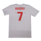 Camiseta Cubre Navarro #7# España (101/blanco/rojo)