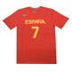 Camiseta Cubre Navarro #7# España (601/rojo/amarillo)