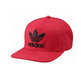 Adidas Gorra Adicolor Trefoil Flat (rojo/negro)