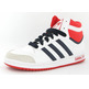 Adidas TopTen Hi Kids (36-40)(blanco/marino/naranja)