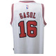 Adidas Camiseta Swingman Pau Gasol Bulls (blanco/rojo)