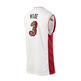 Adidas Camiseta Réplica Wade Miami Heat (blanco/rojo/negro)