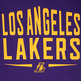 Adidas Camiseta NBA Los Angeles Lakers Summer Run (purpura/negro/amarillo)