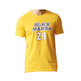 Adidas Camiseta NBA Nick Name Kid L.A Lakers Black Manba Nº 24 (amarillo)