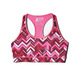 Adidas Sujetador Allover Print Techfit Chevron (rosa)