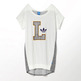 Adidas Original Mujer Vestido Lakers (blanco/gris)