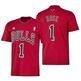 Adidas NBA Niño Camiseta Gametime Rose Bulls Nº1 (rojo)