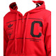 Adidas  Chaqueta Capucha Chicago Bulls (rojo/negro)