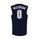 Camiseta NBA Réplica Westbrook  #0# Oklahoma (navy/white)