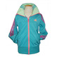 Adidas Chaqueta YG Reinv TT (verdementa/rosa)