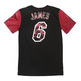 Adidas Camiseta Niño Sum Run Heat James Nº 6 (negro/burdeos)