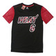 Adidas Camiseta Niño Sum Run Heat James Nº 6 (negro/burdeos)