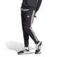 Adidas Essentials Fleece Slimfit 3-Stripes Pants "Black"