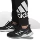 Adidas Essentials Fleece Tapered Cuff Pant Logo "Black"