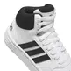 Adidas Kids Hoops Mid 3.0 K Sneaker "White and Black"