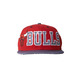 Adidas NBA Bulls Flat Brim Cap (red/black/white)