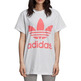 Adidas Originals Big Trefoil Oversize Tee W (White/Semiflashred)