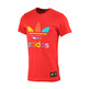 Adidas Originals Camiseta Mono Color Trefoil Pharrell Williams (roja)