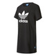 Adidas Originals Trefoil Logo Dress Tee (negro)