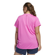 Adidas Training Bos Logo Tee Plus Size "Screaming Pink"