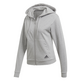 Adidas Women Stacked Logo Full-zip Hoodie