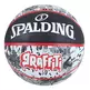 Balón Basket Spalding Black Red Graffiti Sz7 Rubber (Talla 7)