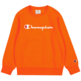 Champion Kids Big Logo Fleece Sweatshirt "Orange"