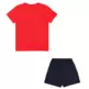 Champion Kids Sport Lifestyle Big Logo Set Short-Tee "Red"