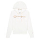 Champion Legacy Layered Script Logo Seamed Hoodie "White"