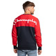 Champion Legacy Spliced Script Logo Print Sweatshirt "Navy"