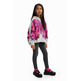 Desigual Butterfly Cape Sweatshirt "Gray Vigore"