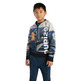 Desigual Kids Hooded Horizonte Print Sweatshirt