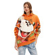 Desigual Oversize Mickey Mouse Sweatshirt "Orange"