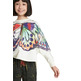 Desigual Girls Oversize Sweatshirt Butterfly