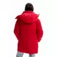 Desigual Padded Zips Coat "Carmine"